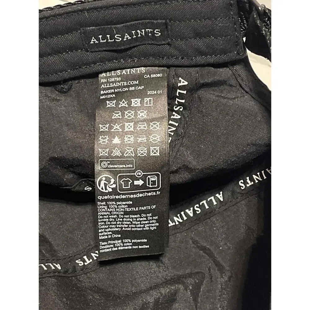 All Saints Men's Black Performance Cap - Picture 4 of 4